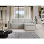 Kotna sedežna garnitura UMANA 2, je mešanica moderne elegance in neprekosljivega udobja, popolna za vašo dnevno sobo. Skrbno je bila zasnovana tako, da