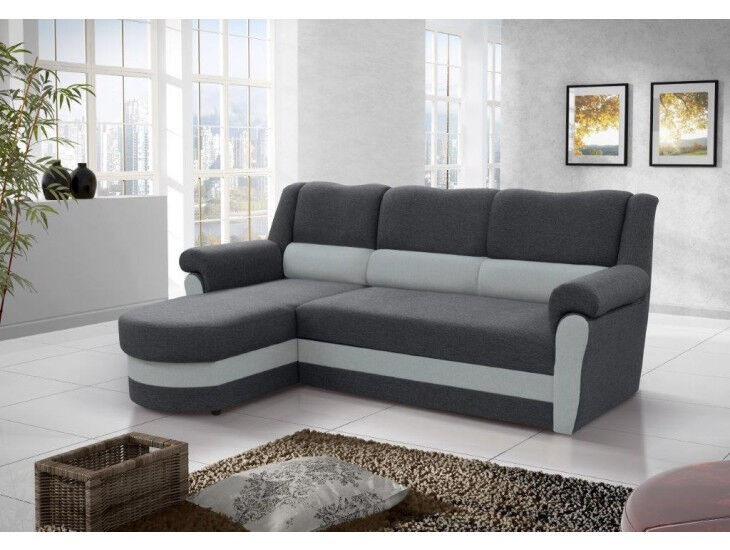 Kotna sedežna garnitura UNO Kotna sedežna garnitura UNO je primerna za vsak prostor. Okvir je narejen iz trdega lesa in vezane plošče. Vzmetena je z Bonell vzmetmi v kombinaciji s