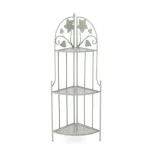 Kotna zložljiva vrtna omara 3P HARRIET je popolen kos pohištva za vašo okolico. S svojo eleganco popestri vsak prostor. Narejena je iz kovine in je