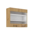 Kuhinjski blok ENA 260 cm je kuhinja v barvi črne mat in artisan hrasta. Narejena je iz laminirane plošče (16 mm) in melamina. Plošča je zaščitena