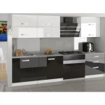 Osvežite svojo kuhinjo z modernim kuhinjskim blokom TAURI 180 v visokem sijaju. Dobavljiv je v več različnih barvah in barvnih kombinacijah kuhinjskih