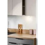 Kuhinjski blok VIVIANA 240 cm + NAPA je modernega dizajna v sivi / kašmir barvi. Stranice so narejene iz laminirane plošče debeline 16 mm, fronte pa