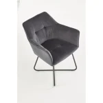 Kuhinjski stol ARNIKA je moderen in udoben stol s preprosto eleganco. Podnožje je izdelano iz kovine v črni barvi, kar daje stolu trpežnost in stabilnost.