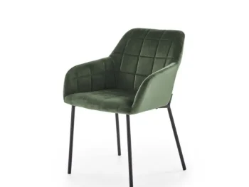 Kuhinjski stol BOBI1 je eleganten in udoben jedilni stol. Noge so izdelane iz kovine v črni barvi. Stol je udoben saj je oblazinjen v mehko žametno tkanino,