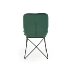 Kuhinjski stol FIKUS je kvaliteten in udoben stol. Ogrodje je izdelano iz kovine v črni barvi. Naslon ter sedišče sta oblazinjena v mehko velvet tkanino,