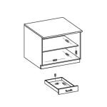Mini kuhinjski blok RUBI 100 - slika 9