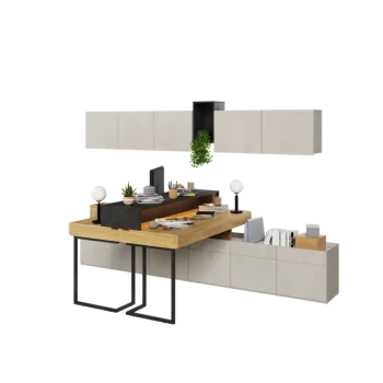 Mladinska soba SIMPL 4 je odlična ponudba za tiste, ki želijo sobo urediti v dizajnerskem in brezčasnem stilu. Komplet je sestavljen iz devetih elementov: