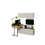 Mladinska soba SIMPL 6 je odlična ponudba za tiste, ki želijo sobo urediti v dizajnerskem in brezčasnem stilu. Komplet je sestavljen iz petih elementov: 1 x