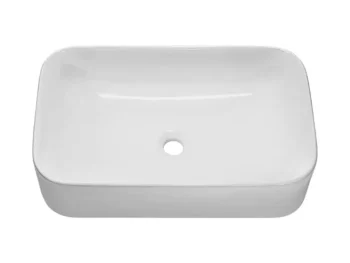 Nadpultni kopalniški umivalnik STRELA 60 je narejen iz kvalitetne keramike v visokem sijaju. Material: - Keramika Barva: - Bela visoki sijaj Dimenzije: - V: