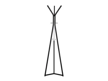 Obešalnik HERI črne barve. Narejen je iz kovine, ki je prašno barvana.  Barva: - Črna Material: - Kovina Dimenzije: - V: 175 cm x Š: 46 cm