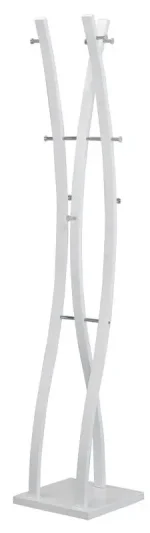 Praktičen obešalnik MILKA, primeren za vsak prostor. Narejen je iz jekla prašno barvanega v črno ali belo barvo. Dimenzija : - Š: 35 cm - G: 35 cm - V: