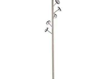 Praktičen obešalnik VIDA, primeren za vsak prostor. Narejen je iz nerjavečega jekla v srebrni barvi. Dimenzija : - Fi: 39 cm - V: 183 cm Barva: - srebrna