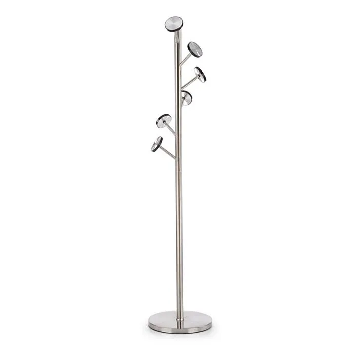 Praktičen obešalnik VIDA, primeren za vsak prostor. Narejen je iz nerjavečega jekla v srebrni barvi. Dimenzija : - Fi: 39 cm - V: 183 cm Barva: - srebrna