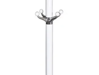 Praktičen kovinski obešalnik, primeren za vsak prostor. Na voljo je v dveh barvah. Barva: - Bela - Črna Material: - Kovina Višina: - 176 cm Teža: - 6,2