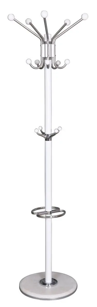 Obešalnik ZIMA Praktičen kovinski obešalnik, primeren za vsak prostor. Na voljo je v dveh barvah. Barva: - Bela - Črna Material: - Kovina Višina: - 176 cm Teža: - 6,2