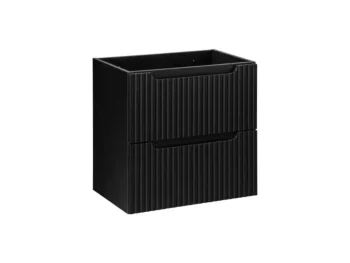 Kopalniški blok BLACKY 60 je možno naročiti v kompletu ali pa po posameznih elementih po vaši izbiri. Omarica pod umivalnikom BLACKY 60D je sodobna in