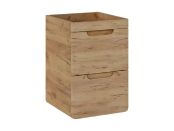Kopalniški blok BUBA hrast je možno naročiti v kompletu (kopalniški bloki BUBA hrast) ali pa po posameznih elementih po vaši izbiri. Omarica pod