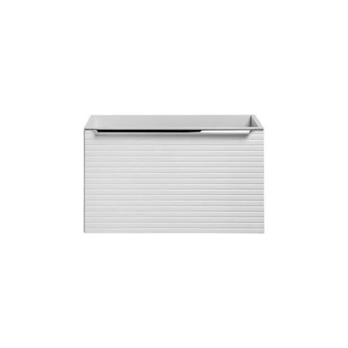 Omarica za umivalnik AURORA 60 cm je narejena iz kvalitetne laminirane plošče. Ta kolekcija je posebna, ker uporablja horizontalno rezkanje front. Ima