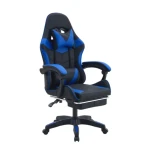 Pisarniški gaming stol DOLY EXTRA v modro črnem umetnem usnju je narejen za udobje prav vsakega posameznika, ki preživi dlje časa za pisarniško mizo.