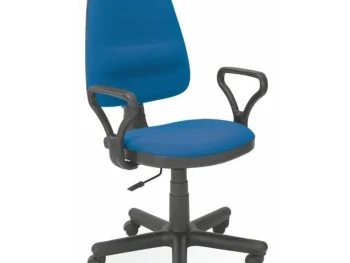 Pisarniški stol AVO  je nastavljiv po višini in vrtljiv, primeren je za otroške in mladinske sobe, ter za pisarne. Narejen je iz tekstila  in PVC- ja.