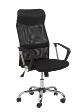 Pisarniški stol BERG je primeren tako za domačo uporabo kot za pisarne. Njegova elegantnost in udobnost vas bodo prepričala. Podnožje stola je kromirano.