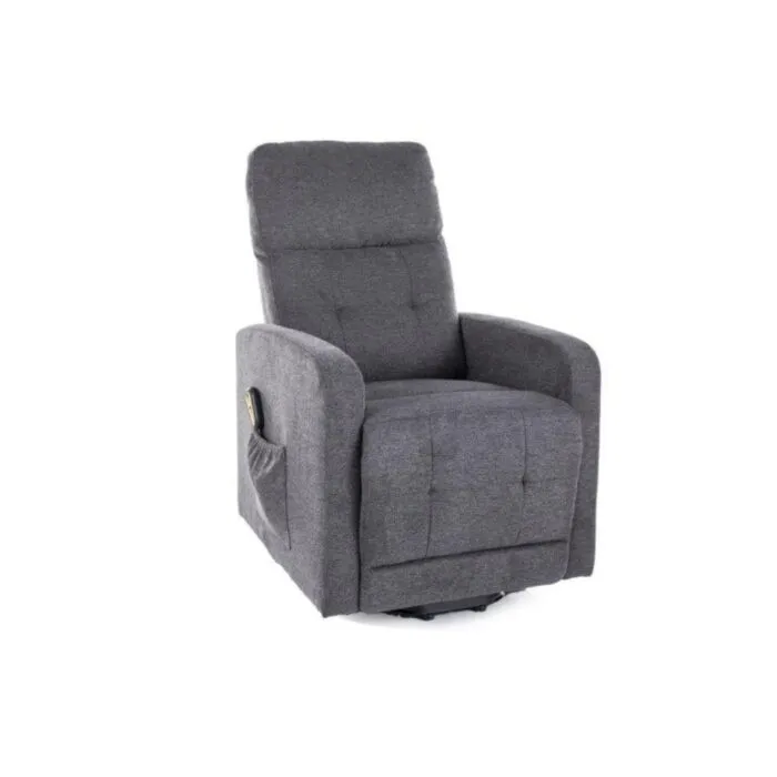 Počivalnik BERT - siva Počivalnik BERT - siva, je eleganten in zelo udoben kos pohištva, ki je primeren za vsak prostor. Narejen je iz žametne tkanine, kar zagotavlja prijetno