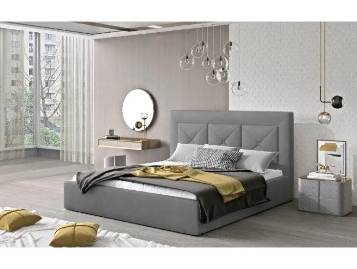 Postelja LUPO 180 x 200 Kvalitetna postelja LUPO 180 x 200 cm je iz izjemnega materiala in dostopna je v več barvah. Dimenzije: - D: 200 cm x G: 223 cm x V: 93 cm Dimenzije