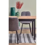 Raztegljiva jedilna miza GREGA je narejena iz kakovostnih materialov. Je sodobna, elegantna in stabilna. Dimenzije: - D: 124/168 x G: 74 x V: 75 cm Material: -
