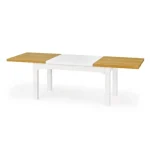 Raztegljiva jedilna miza MAURO oreh je narejena iz kakovostnih materialov. Je sodobna, elegantna in stabilna. Dimenzije: - D: 118/158 x G: 75 x V: 76 cm
