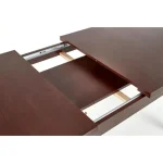 Raztegljiva jedilna miza MAURO oreh je narejena iz kakovostnih materialov. Je sodobna, elegantna in stabilna. Dimenzije: - D: 118/158 x G: 75 x V: 76 cm