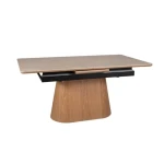 Raztegljiva jedilna miza MONAKO 2 je elegantna in moderna miza. Miza ima funkcijo raztezanja. Lahko jo imaste zloženo ali jo raztegnete do dolžine 200 cm.