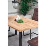 Raztegljiva miza MOVE je kakovostna, stabilna jedilna miza, ki se podaljša za 50 cm. Dimenzije: - D: 135/185 x G: 85 x V: 74 cm Material: - Laminirana