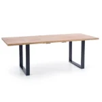 Raztegljiva miza MOVE je kakovostna, stabilna jedilna miza, ki se podaljša za 50 cm. Dimenzije: - D: 135/185 x G: 85 x V: 74 cm Material: - Laminirana