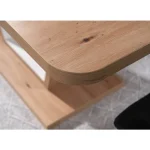 Raztegljiva jedilna miza PINTA 1 je narejena iz kvalitetne laminirane plošče v kombinaciji svetlega hrasta ter bele mat barve. Material: - Laminirana