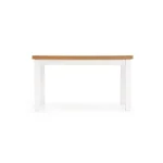 Raztegljiva miza TIGO je kakovostna masivna jedilna miza, ki se lahko podaljša za kar 80 cm. V vašem domu nikoli več ne bo zmanjkalo prostora za obiske.