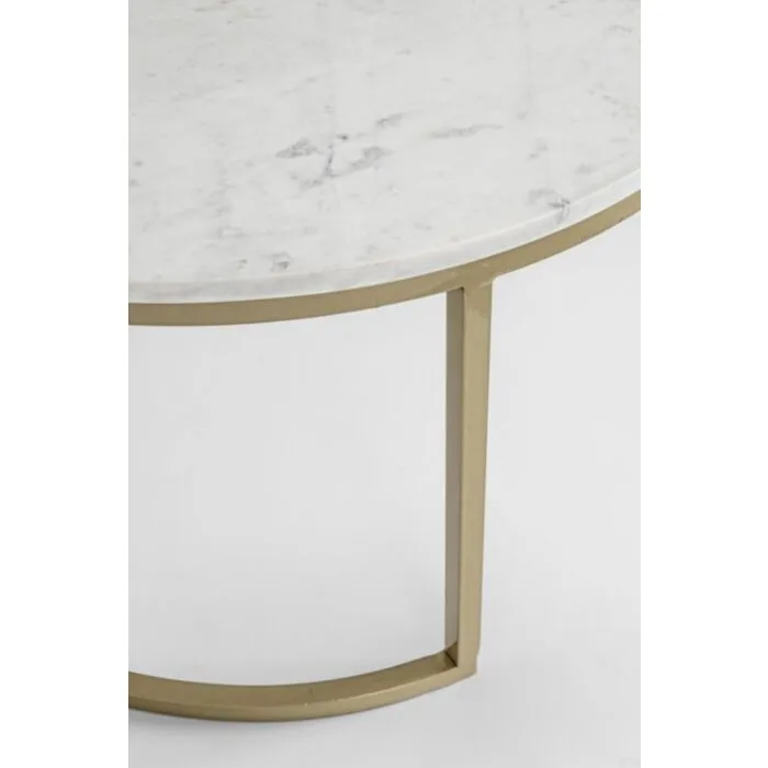 Set 2 klubskih mizic PHOENIX bela Set 2 klubskih mizic PHOENIX bela vključuje dve klubski mizici narejeni iz jeklenega okvirja, ki imajo belo marmorno ploščo. Material: - Jeklo Barva: - Beli