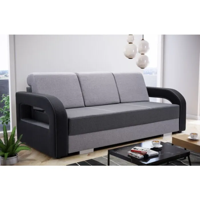 Trosed AXEL Kavč AXEL je moderen po izgledu in je raztegljiv. Pri raztegnitvi vam pomaga mehanizem. Spalna površina ima Bonell vzmetenje, ki je udobno za spanje. Kavč