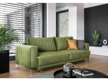 Trosed ELIZABET z merami 250 cm x 95 cm x 90 cm je kos pohištva, ki se bo podal v vsak dnevni prostor. Vse to zahvaljujoč nežnim oblikam, elegantnim