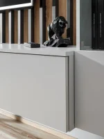 TV regal HALA je regal mimo katerega noben ljubitelj minimalističnega stila ne bo šel ravnodušno. Je kombinacija preproste in vizualno privlačne oblike, s