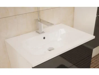Vgradni kopalniški umivalnik OTO 60D je trpežen umivalnik sodobnih linij. Narejen je iz umetnr mase v beli barvi. Primeren je za kopalniške omarice OTO.