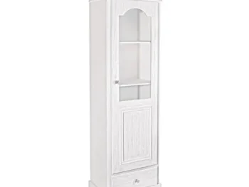 Vitrina BLANC 1A-1C H170 je eleganten kos pohištva, ki popestri vaš prostor. Njen poseben dizajn vas bo navdušil, saj prinese vašemu prostoru eleganco in