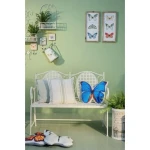 Vrtna klop EMILY 2P je narejena iz kovine ter je zložljiva. Dimenzije: širina: 115cm globina: 60cm višina: 92cm