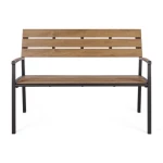 Vrtna klop ISAK SJ61 antracit ima aluminijast okvir, prašno obarvan. Dimenzije: širina: 123cm globina: 59cm višina: 86cm višina: 431cm višina sedišča: