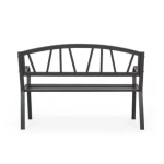 Vrtna klop JANELLE antracit je narejena iz jekla z mat zaključkom. Material: - Jeklo Barva: - Antracit Dimenzije: širina: 123cm globina: 57cm višina: 87cm