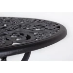 Vrtna miza VICTORIA antracit 110D. Miza je narejena iz aluminija. Barva: - Antracit Material: - Aluminij Dimenzije: širina: 110 cm višina: 71.5 cm