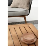 Vrtna mizica NINFA-XENIA 120X70 je narejena iz tika in ima končni zaščitni premaz in barvo akzonobel (UV odpornost). Material: - Tik - Zaščitni premaz