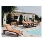 Vrtna raztegljiva miza NOEMI RETT 150-200X90 je narejena iz lesa in čez ima oljno oblogo. Material: - Les Barva: - Akacijev les Dimenzije: širina: 150-200cm