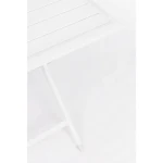 Vrtna zložljiva miza ELIN 70X70 LH30 bela je narejena iz aluminija, prašno barvan (poliester). Material: - Aluminij Barva: - Bela Dimenzije: širina: 70cm