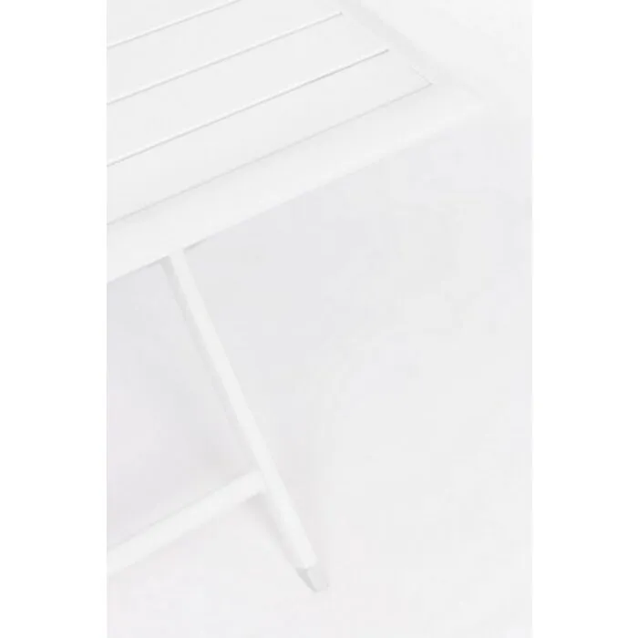 Vrtna zložljiva miza ELIN 70X70 LH30 bela je narejena iz aluminija, prašno barvan (poliester). Material: - Aluminij Barva: - Bela Dimenzije: širina: 70cm