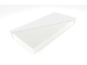 Vzmetnica DOMIX je dvostranska vzmetnica iz pene, spada v srednje trde vzmetnice. Ima pralno prevleko. Višina vzmetnice je 15 cm. Material: - Pena T25 -
